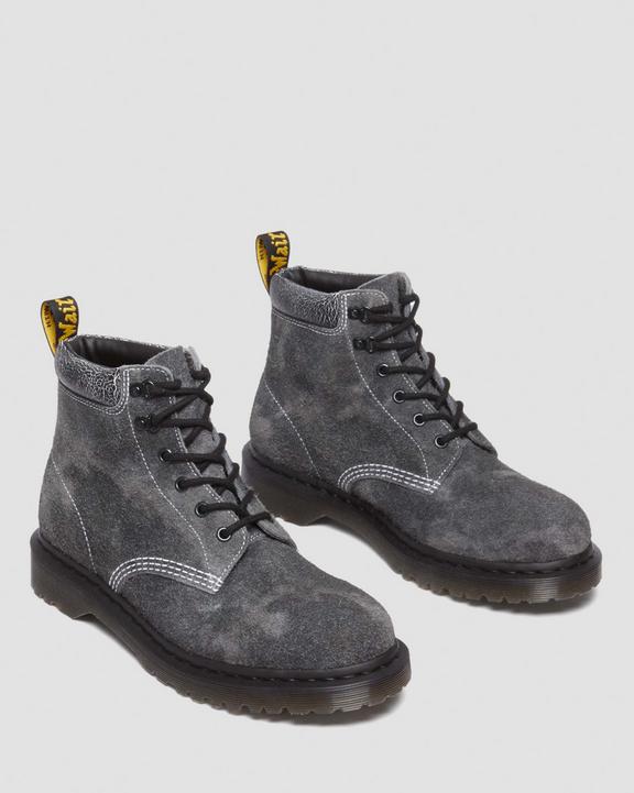 Dr. Martens 939 Stonewashed Suede Lace Up Boots Cinzentas | SN-DM84139