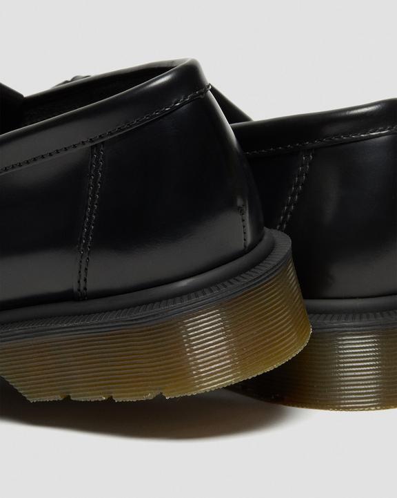 Dr. Martens Adrian Smooth Leather Tassel Loafers Pretas | SN-DM84501