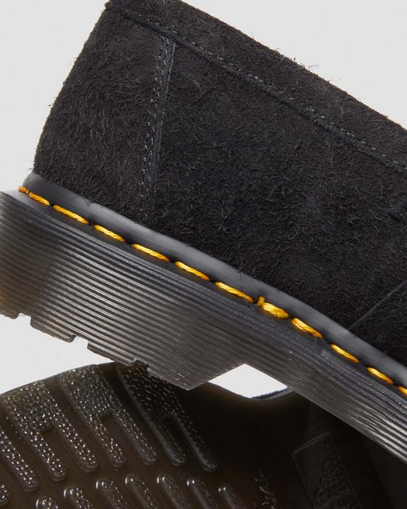 Dr. Martens Adrian Snaffle Hair-on Loafer Black/Beige | SN-DM84482