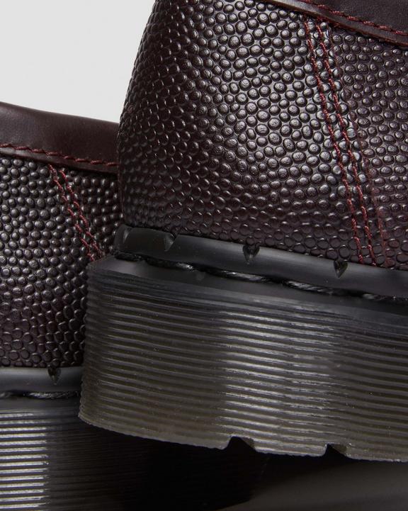 Dr. Martens Adrian Snaffle Pebble Grain Leather Kiltie Loafers Bordeaux | SN-DM84478