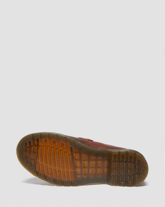 Dr. Martens Adrian Yellow Stitch Ambassador Leather Loafers Marrom | SN-DM84489