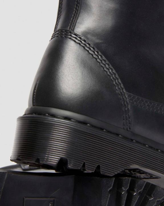 Dr. Martens Anistone Lo Leather Biker Boots Pretas | SN-DM84701
