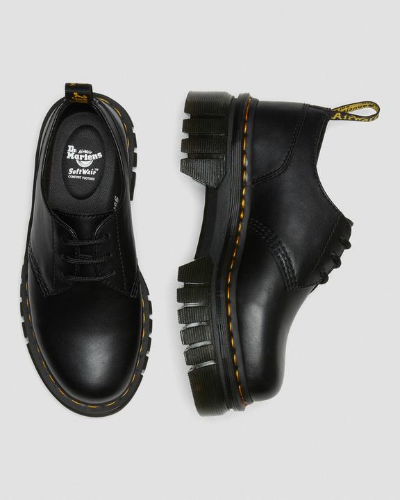 Dr. Martens Audrick Nappa Leather Platform Shoes Pretas | SN-DM84525