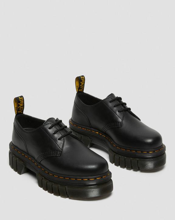 Dr. Martens Audrick Nappa Leather Platform Shoes Pretas | SN-DM84525