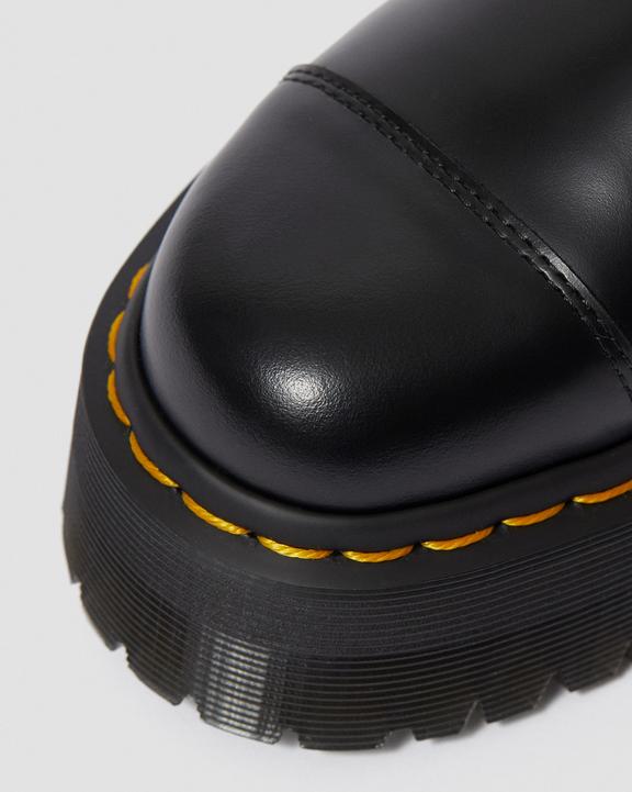 Dr. Martens Bethan Polished Smooth Leather Platform Shoes Pretas | SN-DM84736