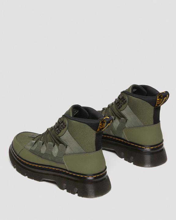 Dr. Martens Boury Leather Casual Boots Caqui Verdes | SN-DM84395