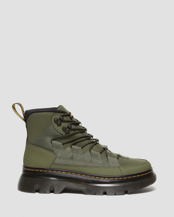 Dr. Martens Boury Leather Casual Boots Caqui Verdes | SN-DM84127