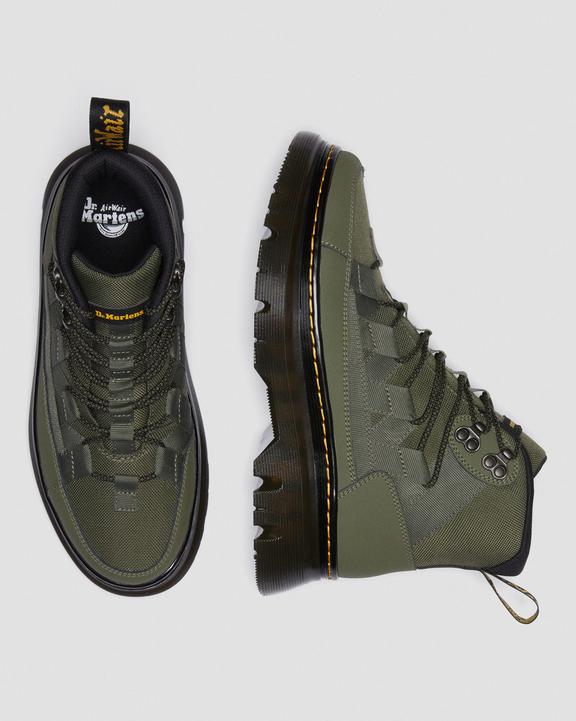 Dr. Martens Boury Leather Casual Boots Caqui Verdes | SN-DM84127
