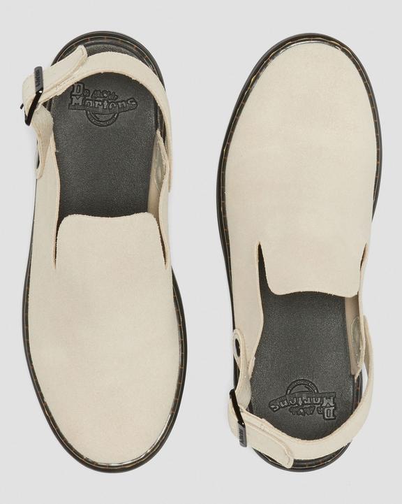 Dr. Martens Carlson Suede Casual Slingback Mules Marrom | SN-DM85093