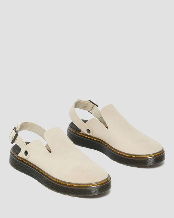 Dr. Martens Carlson Suede Casual Slingback Mules Marrom | SN-DM85093