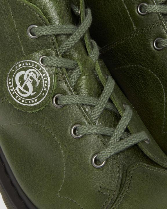 Dr. Martens Church Buckingham Leather Monkey Boots Verdes | SN-DM84265
