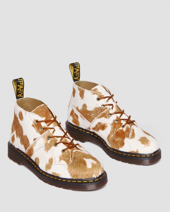 Dr. Martens Church Hair-On Cow Print Monkey Boots Multicoloridas | SN-DM84194
