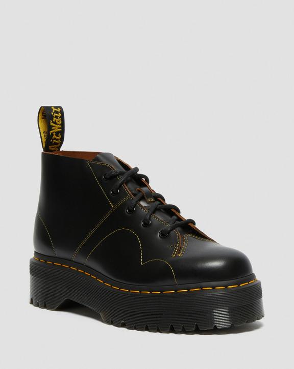 Dr. Martens Church Platform Monkey Boots Pretas | SN-DM84229