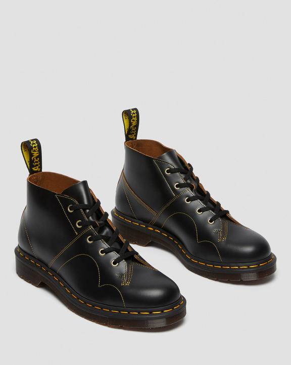 Dr. Martens Church Vintage Monkey Boots Pretas | SN-DM84879