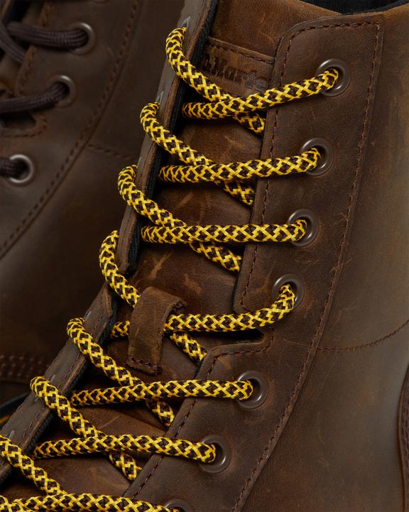 Dr. Martens Combs Crazy Horse Leather Casual Boots Marrom | SN-DM84410