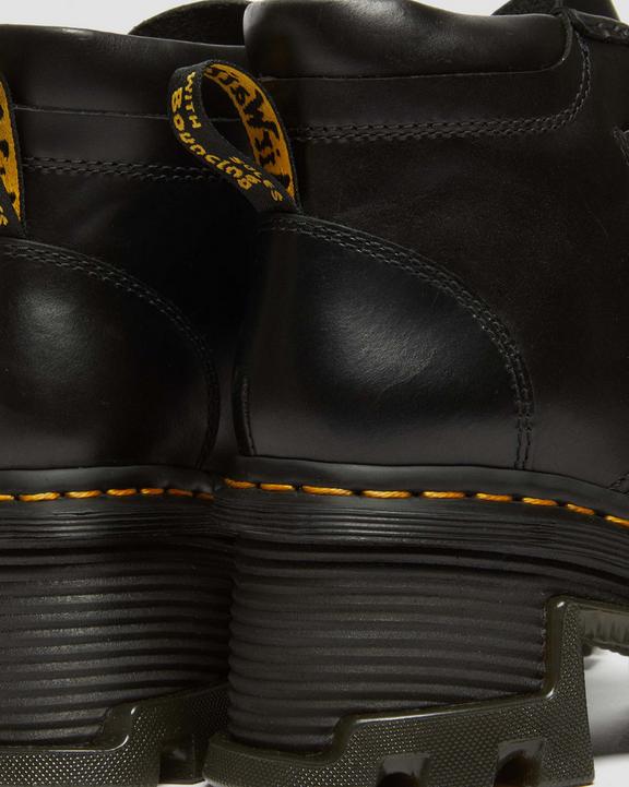 Dr. Martens Corran 3-Eye Atlas Leather Heeled Boots Pretas | SN-DM84372