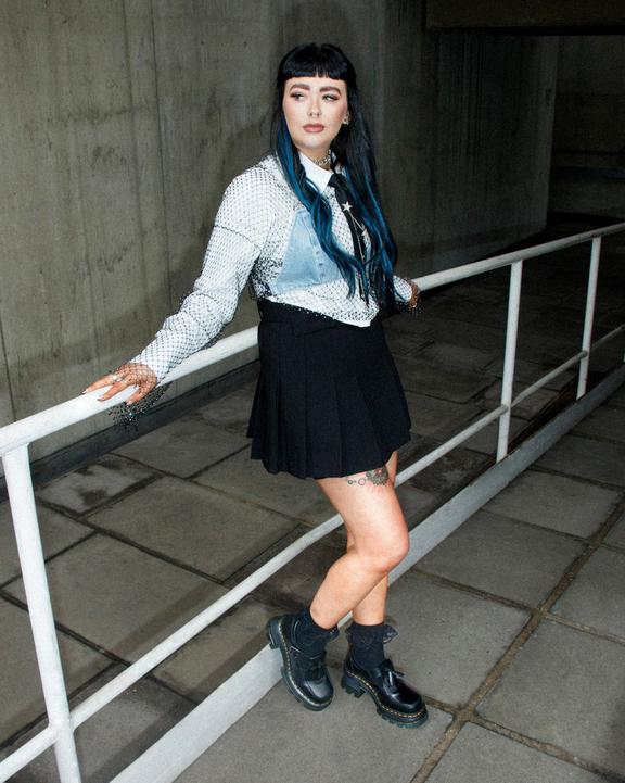 Dr. Martens Corran Atlas Leather Mary Jane Heeled Shoes Pretas | SN-DM84375