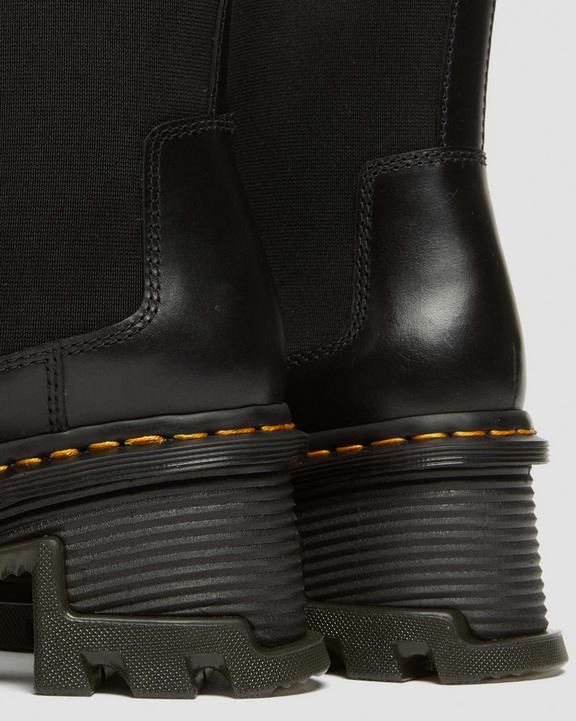 Dr. Martens Corran Chelsea Atlas Leather Heeled Boots Pretas | SN-DM84224