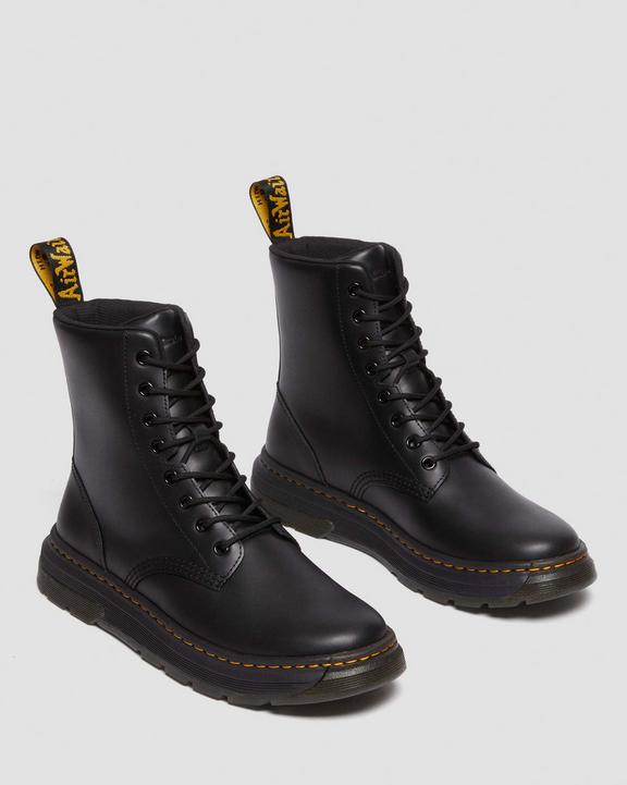 Dr. Martens Crewson Classic Leather Everyday Boots Pretas | SN-DM84406