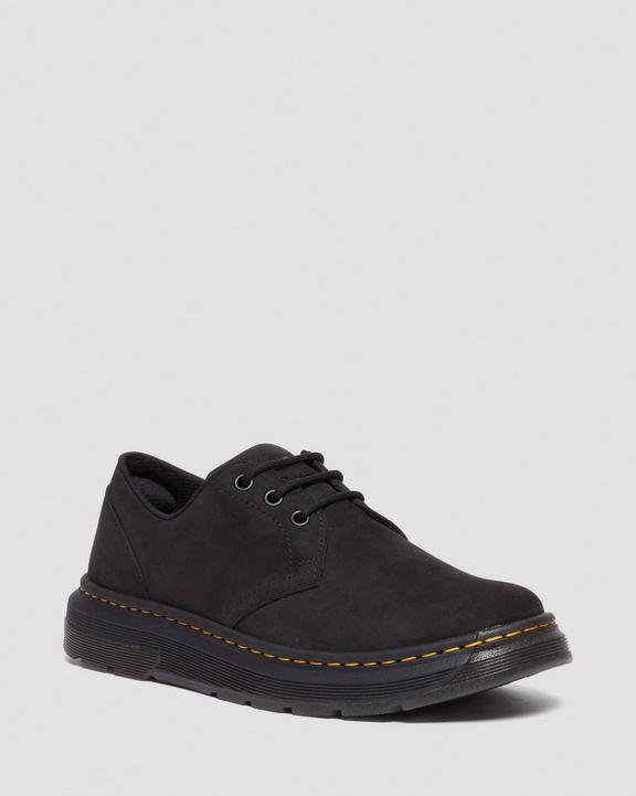 Dr. Martens Crewson Lo Buffbuck Leather Casual Shoes Pretas | SN-DM84557
