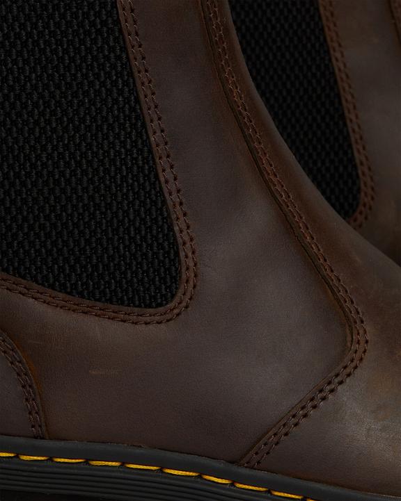 Dr. Martens Embury Crazy Horse Leather Casual Boots Marrom | SN-DM84852
