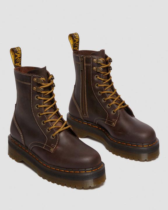 Dr. Martens Jadon Boot Arc Crazy Horse Platforms Marrom | SN-DM85138
