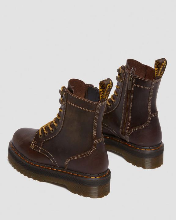 Dr. Martens Jadon Boot Arc Crazy Horse Platforms Marrom | SN-DM85138