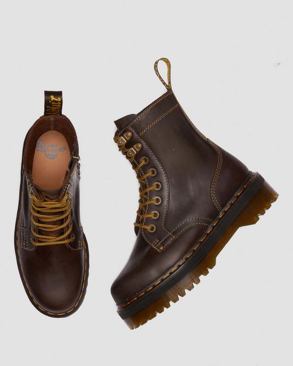 Dr. Martens Jadon Boot Arc Crazy Horse Platforms Marrom | SN-DM85138