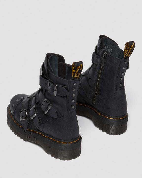 Dr. Martens Jadon Boot Hinge Platforms Pretas | SN-DM84202
