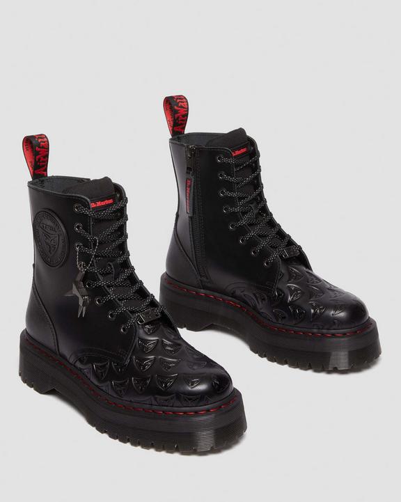 Dr. Martens Jadon Boot WB Blade Runner Leather Platforms Pretas | SN-DM84793