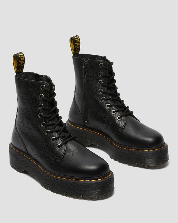 Dr. Martens Jadon III Boot Pisa Leather Platforms Pretas | SN-DM84693