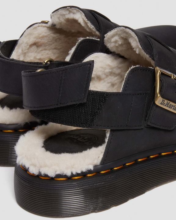 Dr. Martens Jorge II Faux Fur Lined Slingback Mules Pretas | SN-DM84582