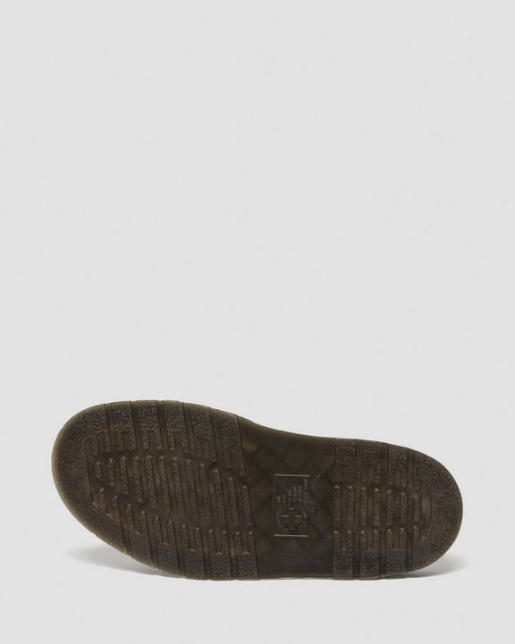 Dr. Martens Josef Analine Leather Buckle Slide Sandals Pretas | SN-DM85108