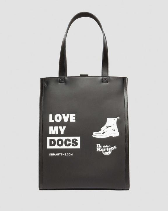 Dr. Martens Love My Docs Leather Tote Bag Pretas | SN-DM84764