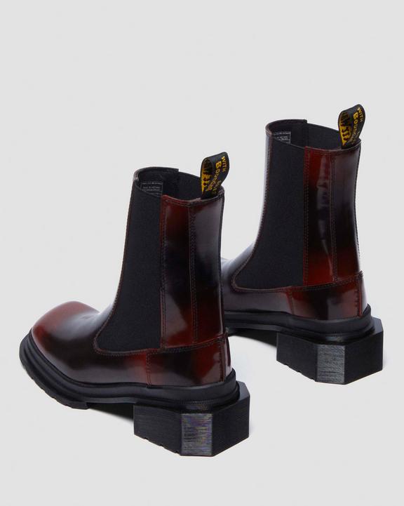 Dr. Martens Maybole Square Toe Chelsea Boots Vermelhas | SN-DM84368