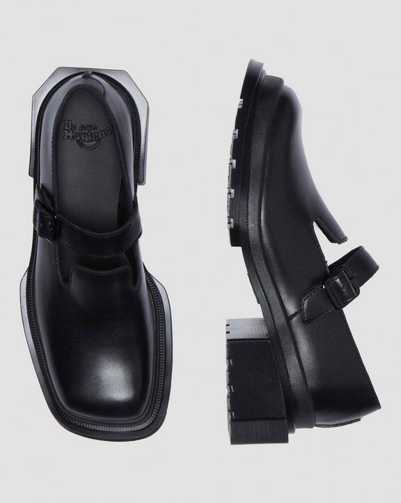 Dr. Martens Maybole Square Toe Mary Jane Shoes Pretas | SN-DM84473