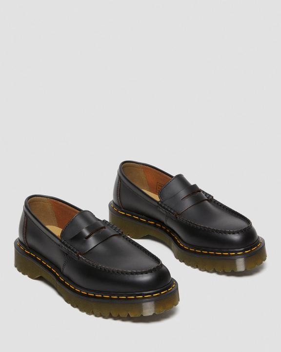 Dr. Martens Penton Bex Made in England Quilon Leather Loafers Pretas | SN-DM84480