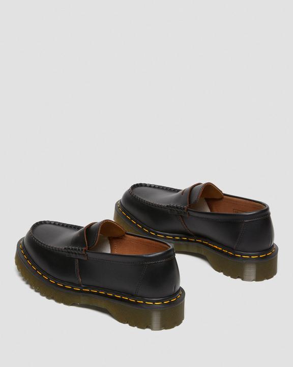 Dr. Martens Penton Bex Made in England Quilon Leather Loafers Pretas | SN-DM84480