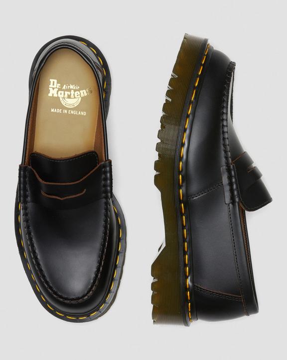 Dr. Martens Penton Bex Made in England Quilon Leather Loafers Pretas | SN-DM84480