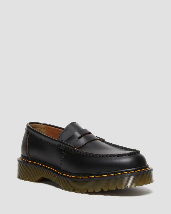 Dr. Martens Penton Bex Made in England Quilon Leather Loafers Pretas | SN-DM84480