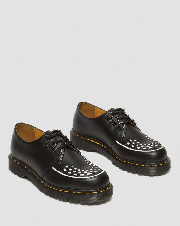 Dr. Martens Ramsey Smooth Leather Creepers Pretas | SN-DM84530