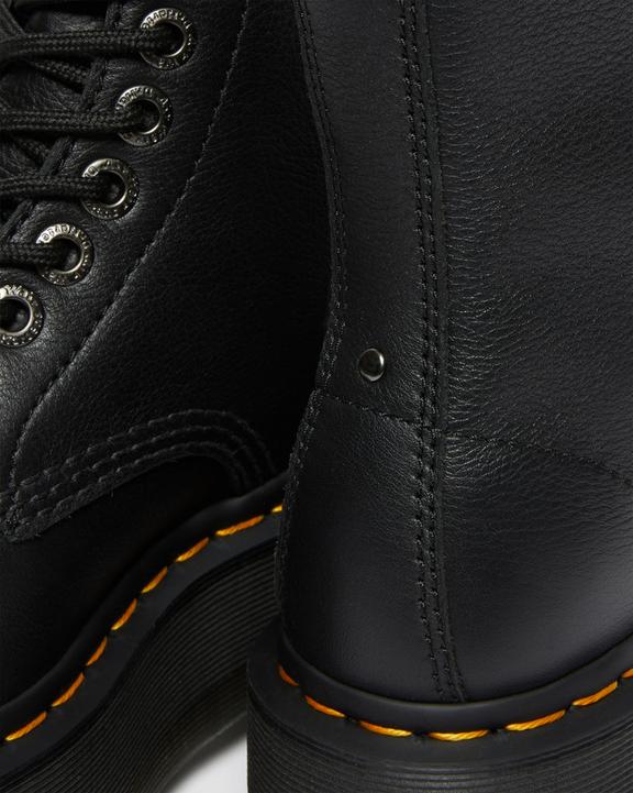 Dr. Martens Sinclair Max Pisa Leather Platform Boots Pretas | SN-DM84669