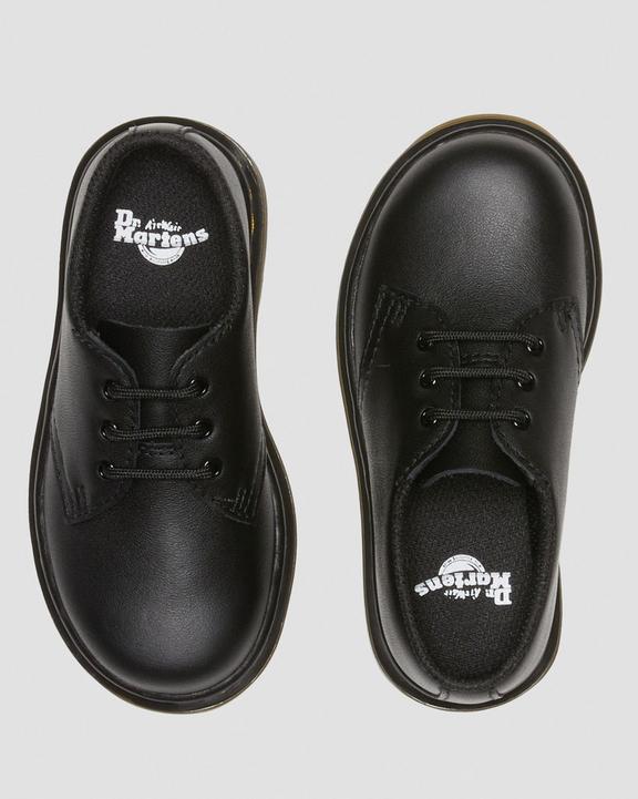 Dr. Martens Toddler 1461 Softy T Leather Oxford Shoes Pretas | SN-DM84508