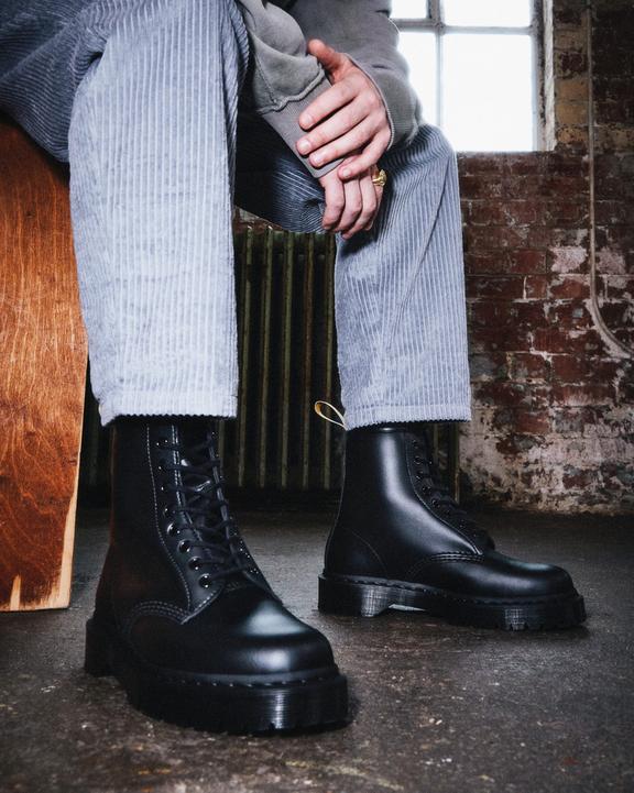 Dr. Martens Vegan 1460 Bex Mono Lace Up Boots Pretas | SN-DM85128