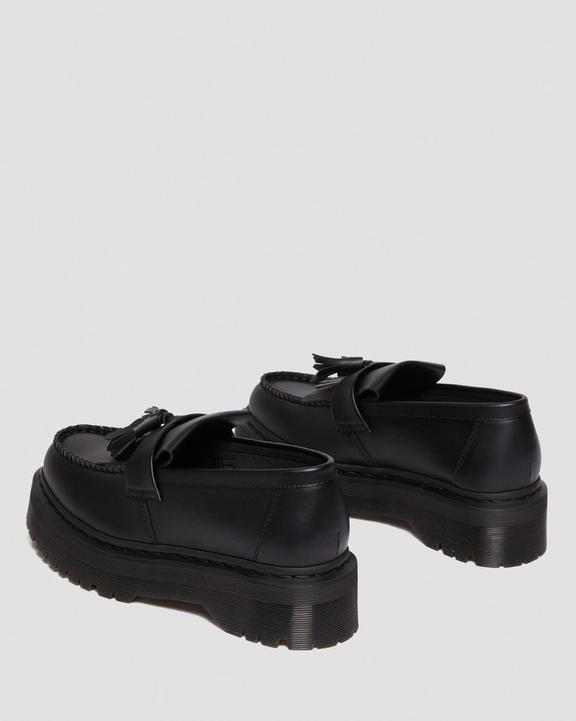 Dr. Martens Vegan Adrian Felix Platform Tassel Loafers Pretas | SN-DM85147