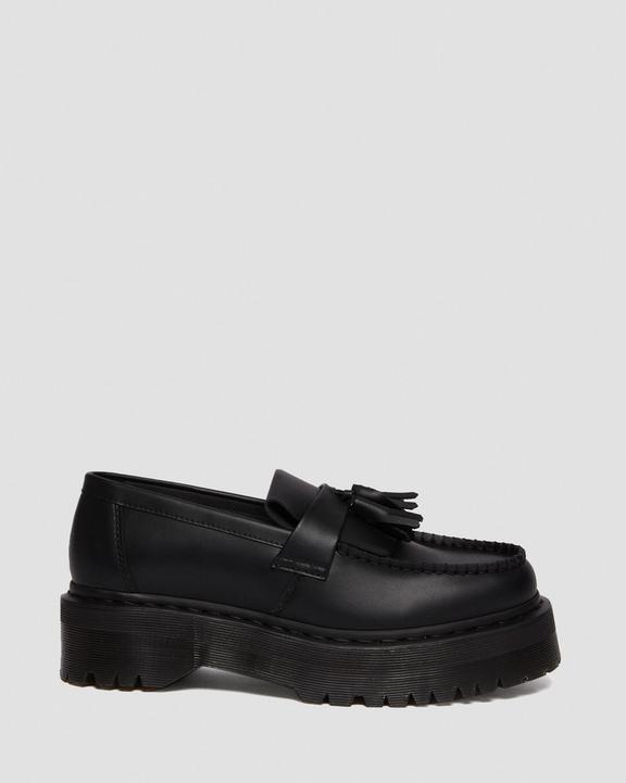 Dr. Martens Vegan Adrian Felix Platform Tassel Loafers Pretas | SN-DM85147