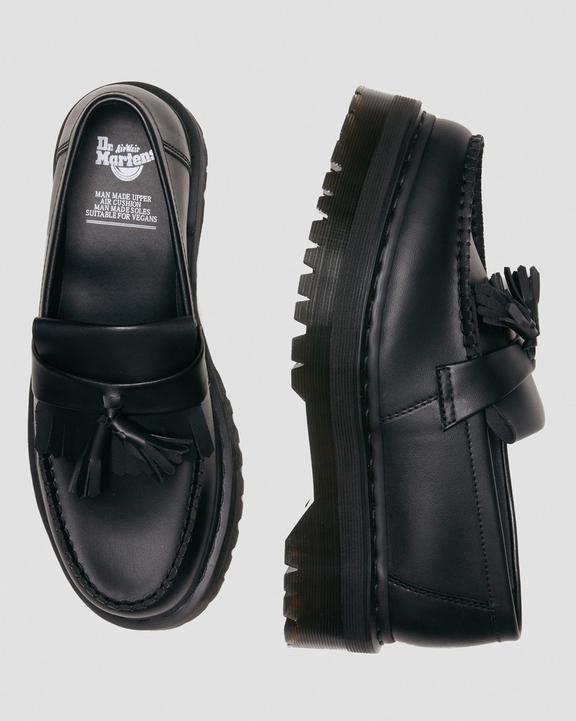 Dr. Martens Vegan Adrian Felix Platform Tassel Loafers Pretas | SN-DM85147