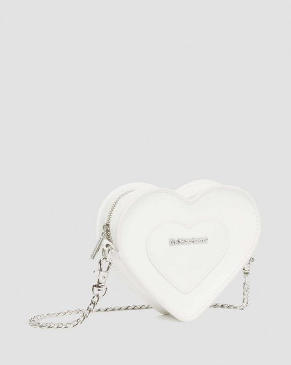 Dr. Martens Vegan Mini Heart Shaped Bag Branco | SN-DM84752