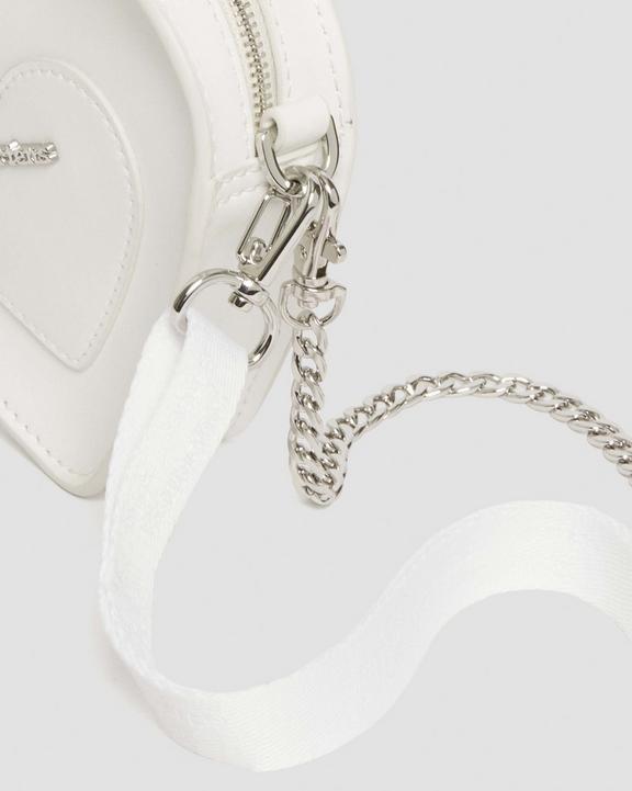 Dr. Martens Vegan Mini Heart Shaped Bag Branco | SN-DM84752