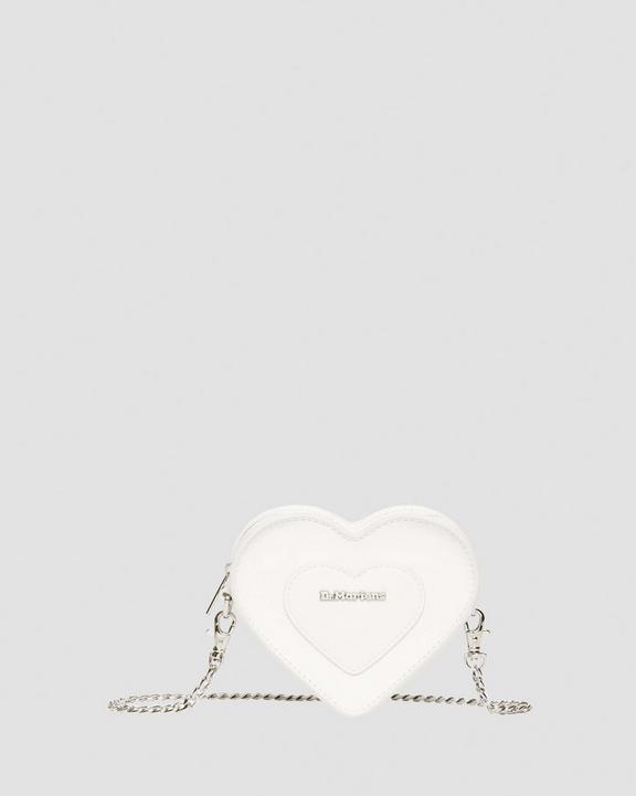 Dr. Martens Vegan Mini Heart Shaped Bag Branco | SN-DM84752